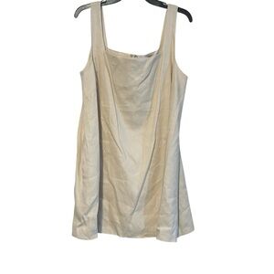 New Antonio Melani Eliana Natural Linen Blend Dress Size XL Tank